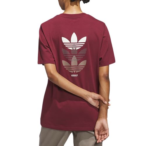 Camiseta Masculina Adidas Skateboarding Triple Trefoil Vinho-JW0056- -1-